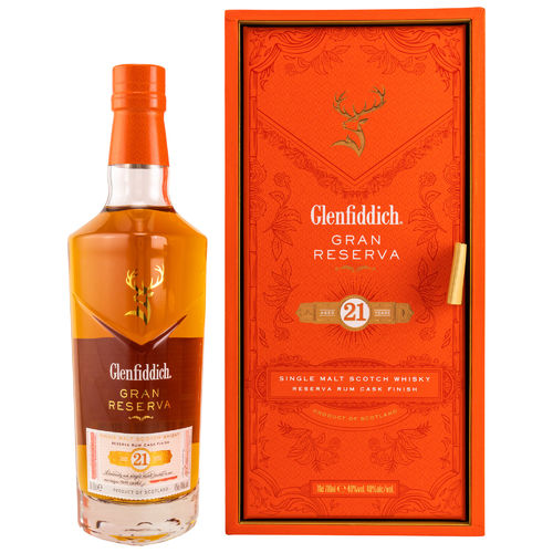 Glenfiddich 21y Rum Cask Finish 40,0% 0,7l