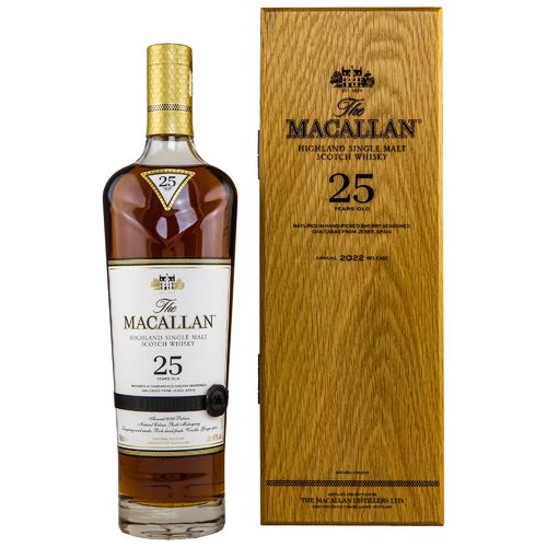 Macallan 25y Sherry Oak 2022 Edition 43,0% 0,7l