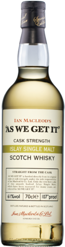 "As we get it" Islay Cask Strength 61,0%  0,7 l