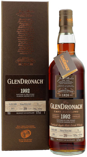 Glendronach 1992/2021 29y Oloroso Sherry Butt #71 50,7% 0,7l