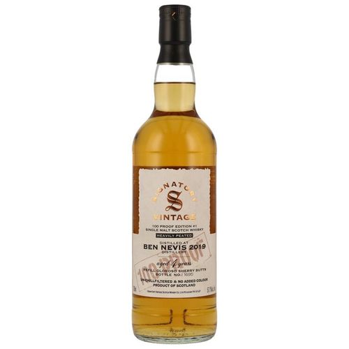 Signatory Ben Nevis 100 Proof Heavily Peated 4y 57,1% 0,7l