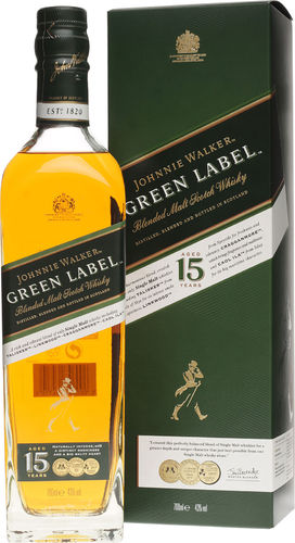 Johnnie Walker Green Label 15y 43,0% 0,7l