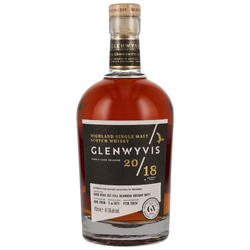GlenWyvis 2018/2024 5y 1st Fill Oloroso Single Cask #243 61,5% 0,7l